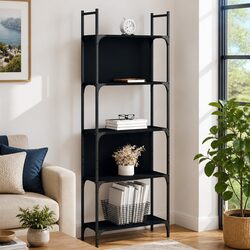 Practical 5-Tier Bookshelf for Any Room