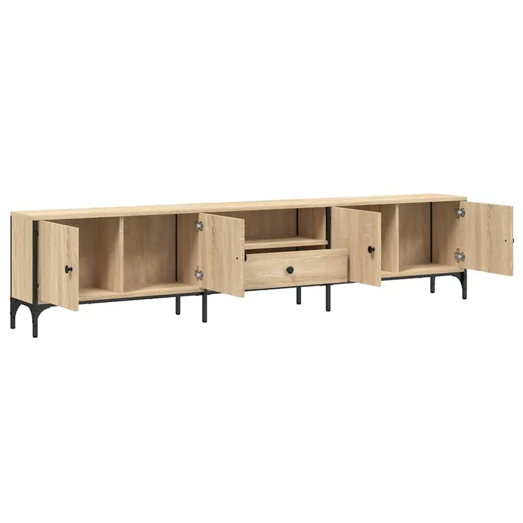 TV Cabinet Engineered Wood 200x25x44cm Brown