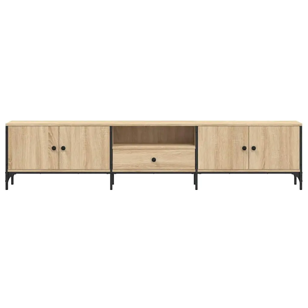 TV Cabinet Engineered Wood 200x25x44cm Brown
