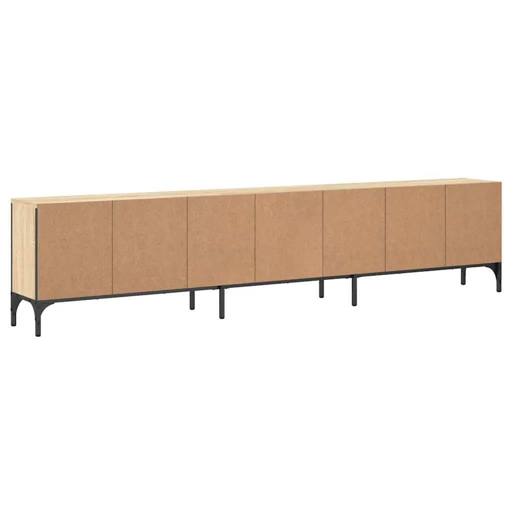 TV Cabinet Engineered Wood 200x25x44cm Brown