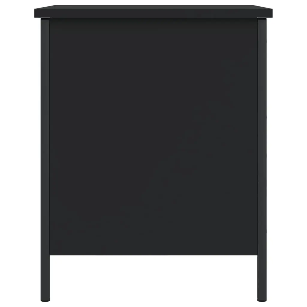Storage Bench Black Hallway Entryway Seat Shoe Organiser Bedroom End Bed