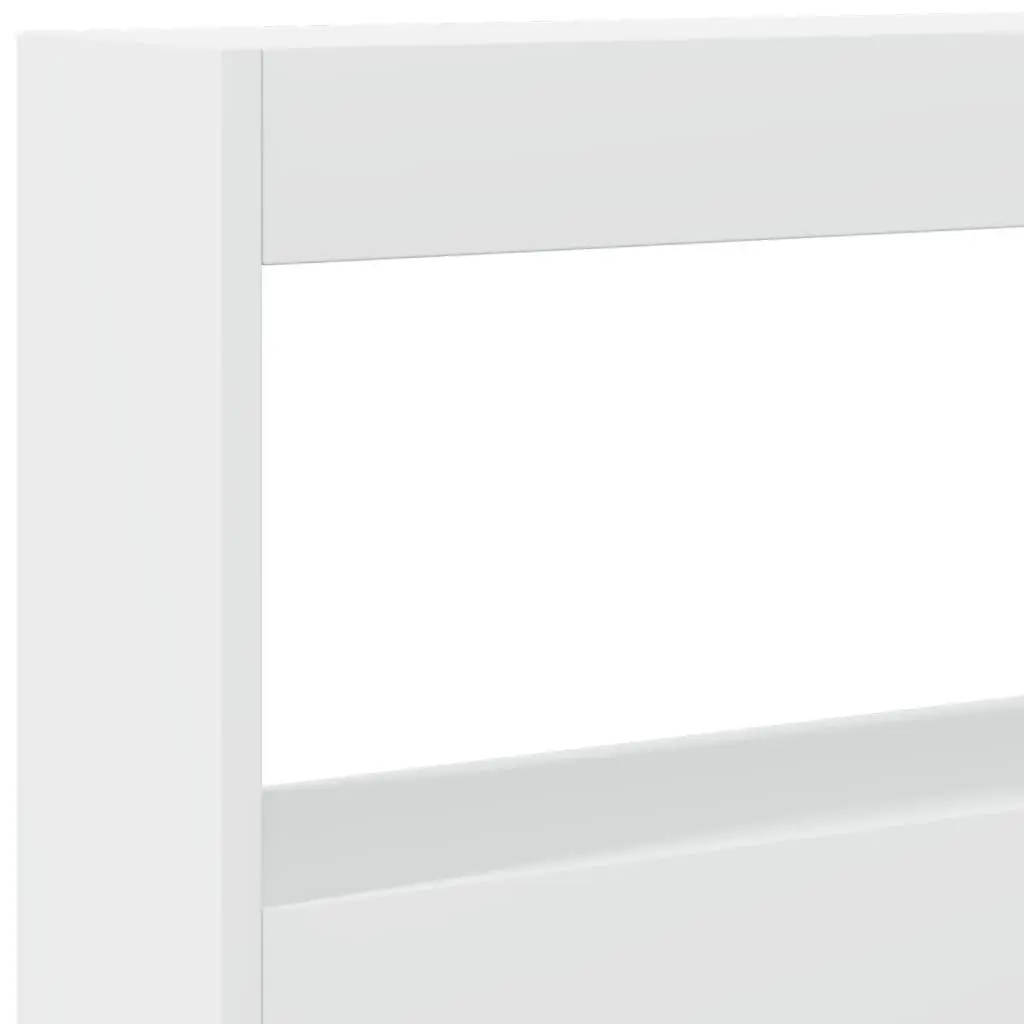 Headboard Cabinet with LED Lighting for Bedrooms