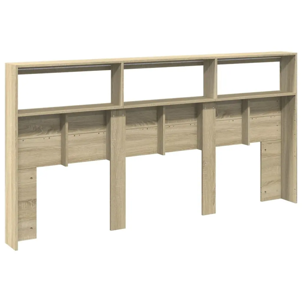 Headboard Cabinet with LED Lights for Real Use