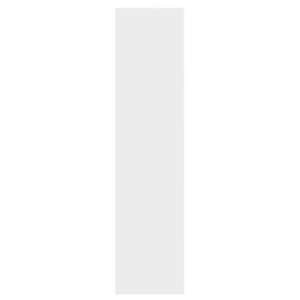 Shoe Cabinet Engineered Wood Compact White 80W x 21D x 87.5H cm