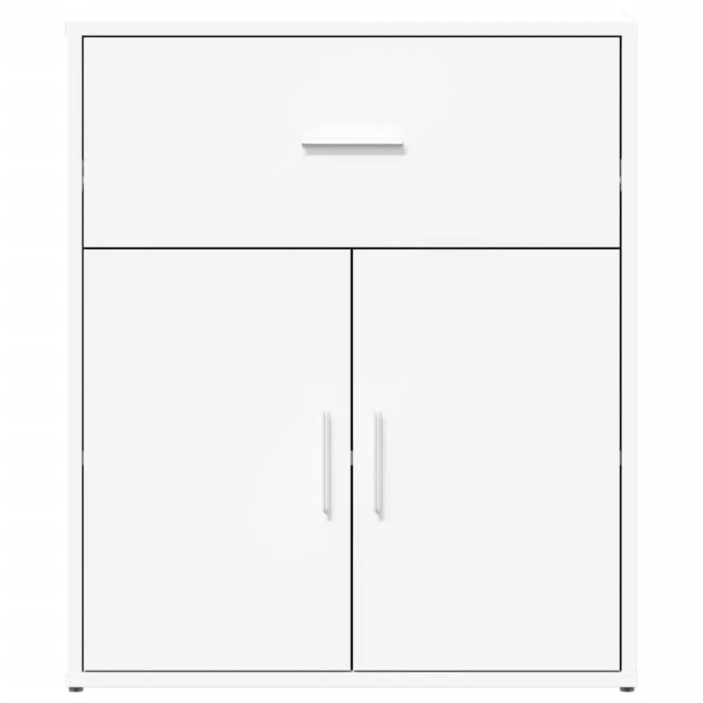 Sideboard Engineered Wood 60x31x70 cm White Storage Cabinet Furniture