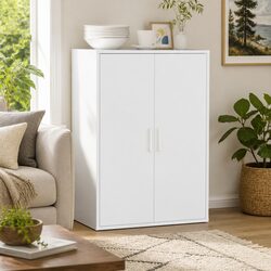 Versatile White Sideboard 60x31x84 cm for Home Use