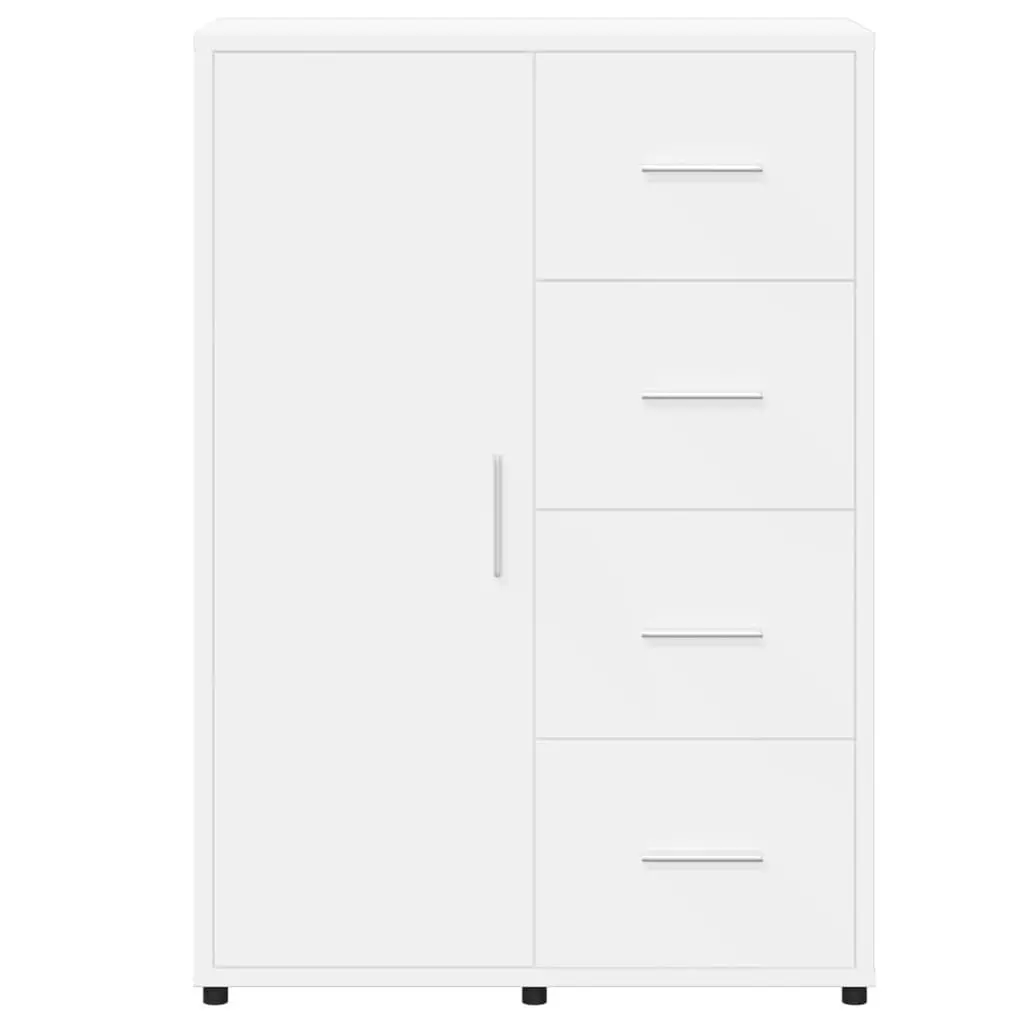 Sideboard Engineered Wood 60x31x84 cm White Storage Cabinet