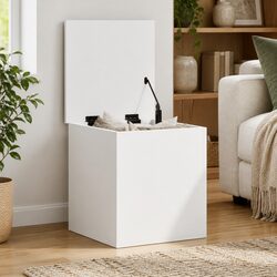 Versatile Storage Box for Your Home Needs in White