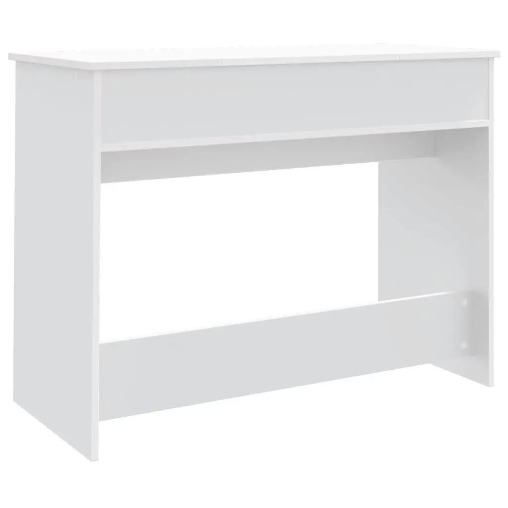 Dressing Table Engineered Wood 100x45x76cm White Modern