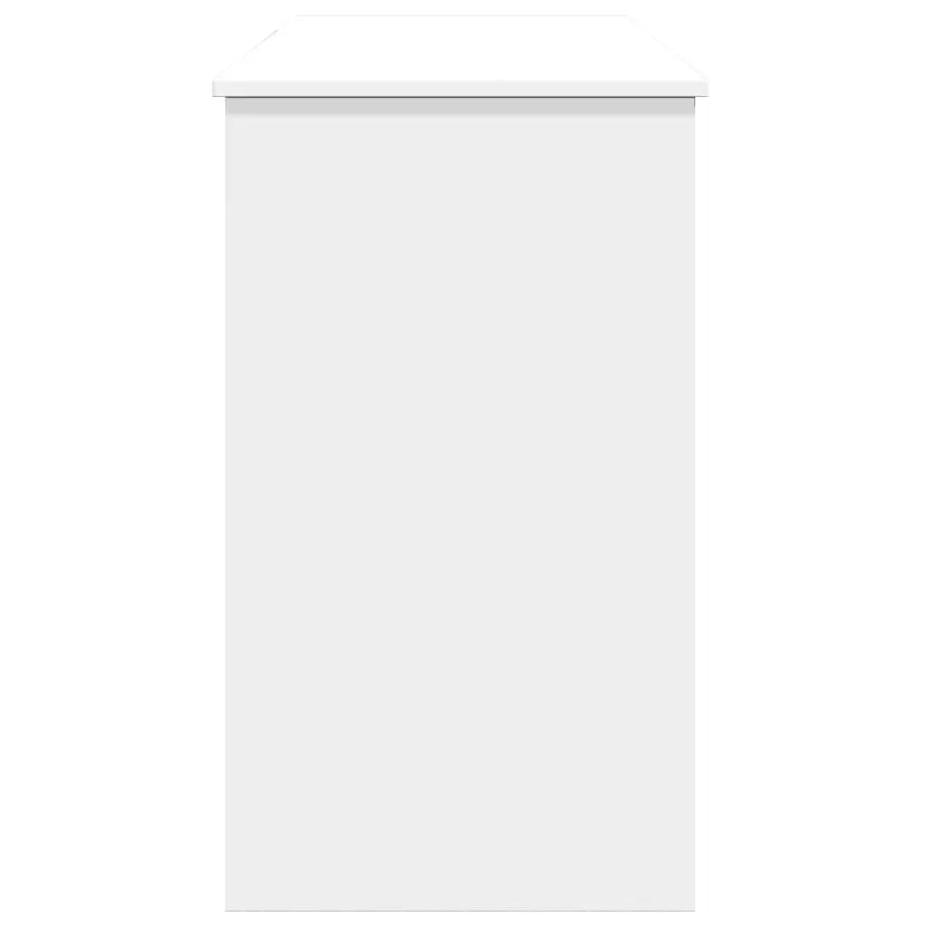 Dressing Table Engineered Wood 100x45x76cm White Modern
