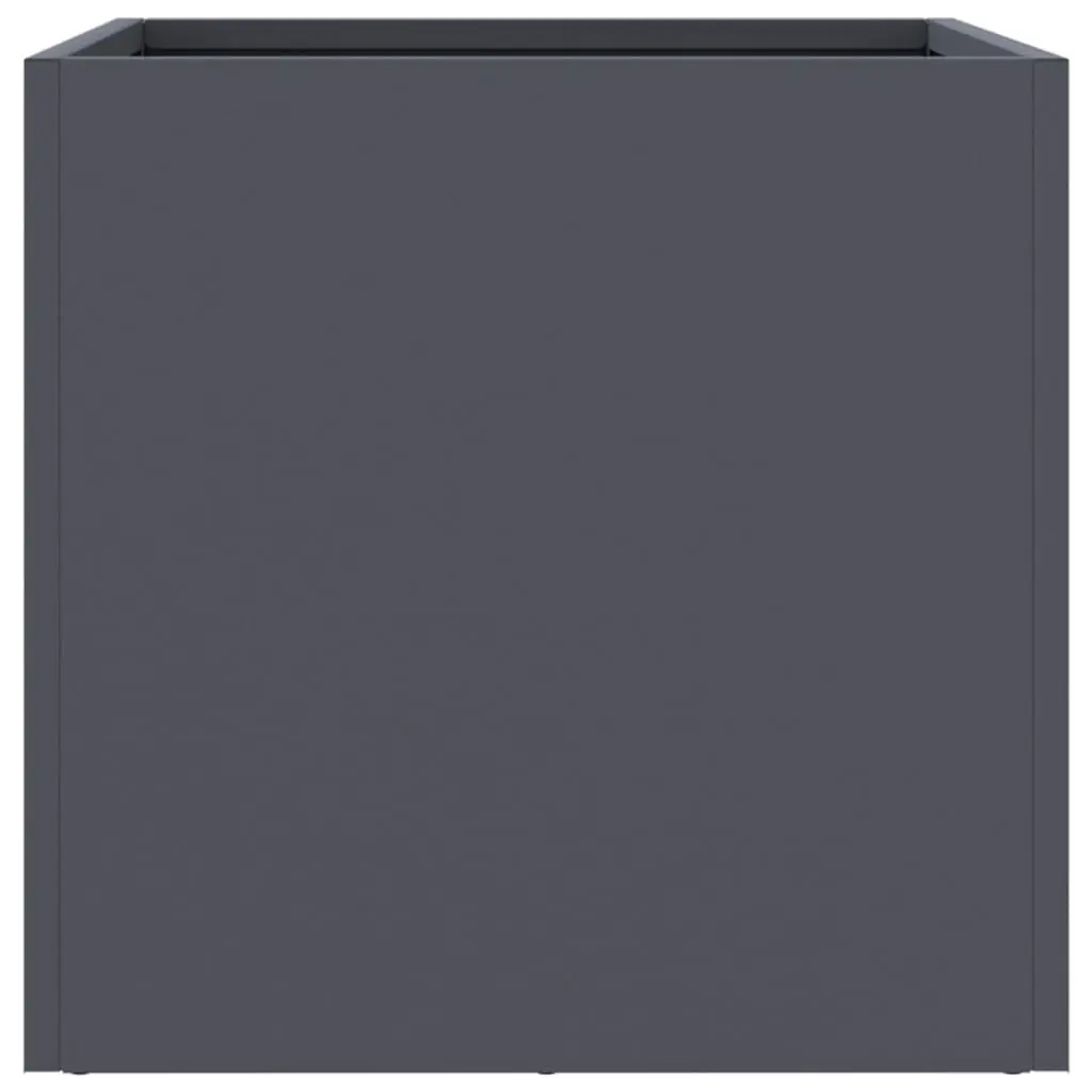 Steel Garden Planters Cold-rolled Steel 32x30x29 cm Anthracite 2 Piece