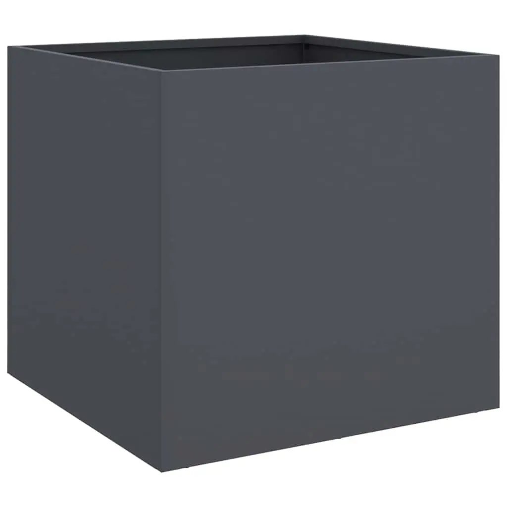 Steel Planter Anthracite Garden Flower Box Raised Bed Outdoor Pots Decorative