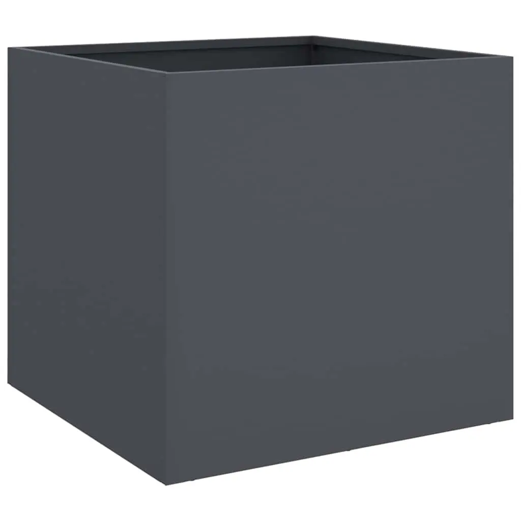 Steel Planter Anthracite Garden Flower Box Raised Bed Outdoor Pots Decorative