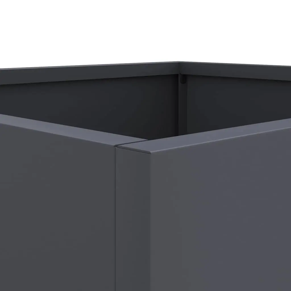 Steel Planter Anthracite Garden Flower Box Raised Bed Outdoor Pots Decorative