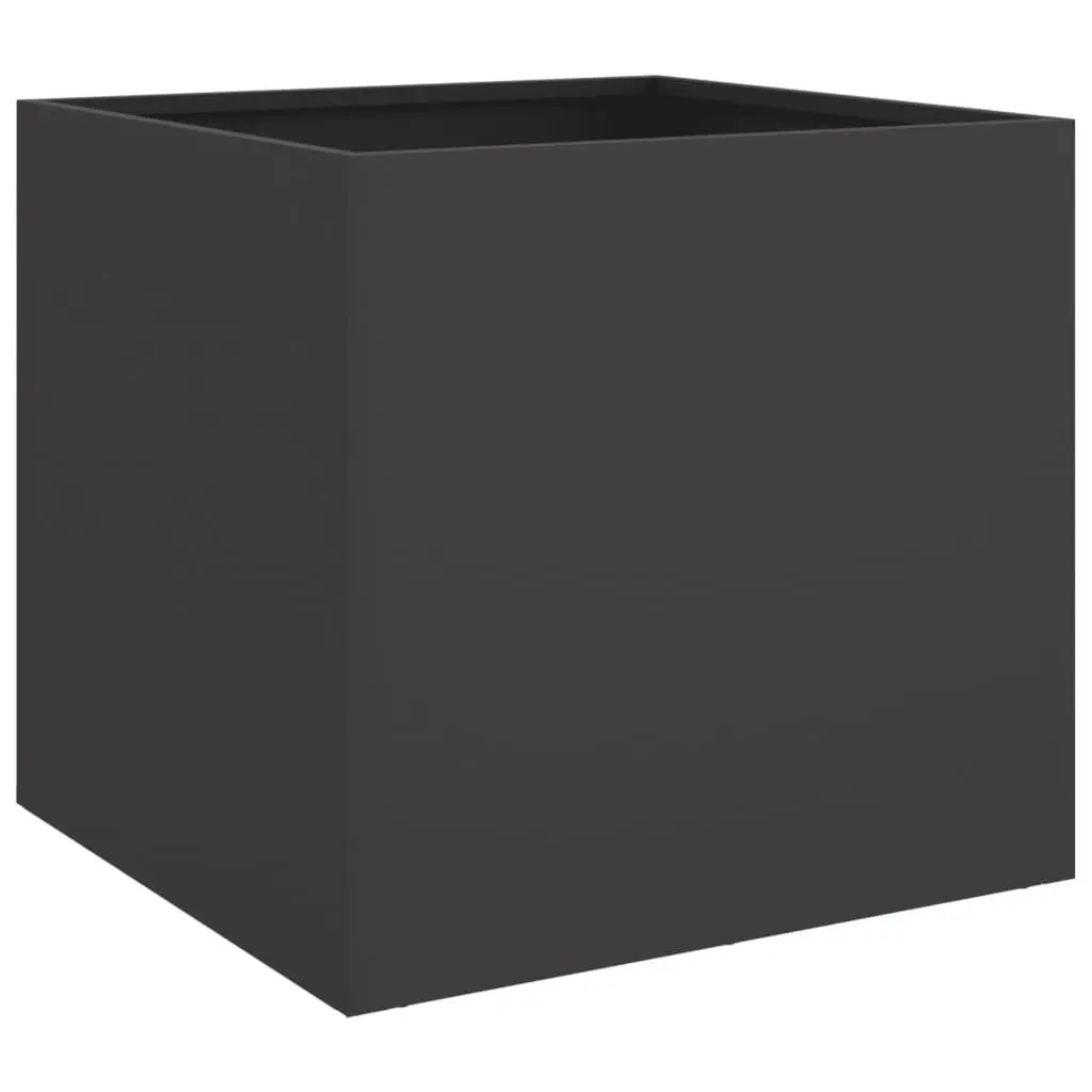 Steel Planter Black Raised Garden Bed Flower Box Pot Container Outdoor Decor