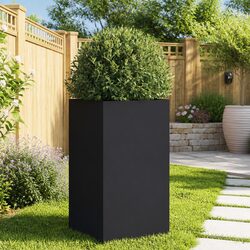 Ideal Black Steel Planter for Your Outdoor Needs