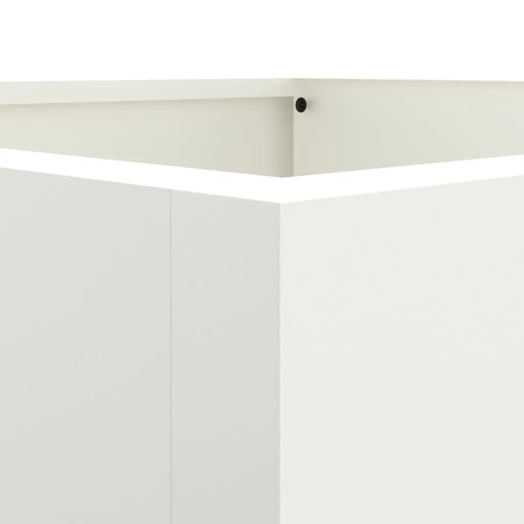 White Steel Planter for Home Use