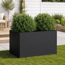 Practical Steel Planter Box for Home Use