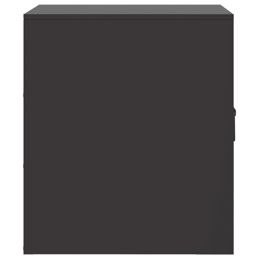 Bedside Cabinets Cold-Rolled Steel 34.5 x 39 x 44 cm Black 2 Pieces