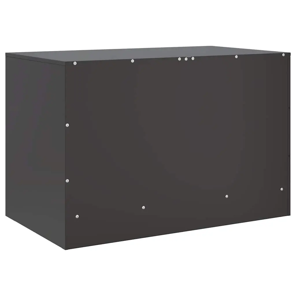 TV Cabinet 2 Pieces Black 67x39x44 cm Storage Unit Display Furniture