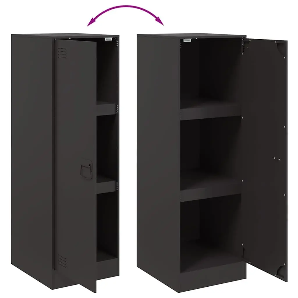 Sideboard Storage Cabinet Black 34.5x39x107 cm Living Room Furniture Buffet