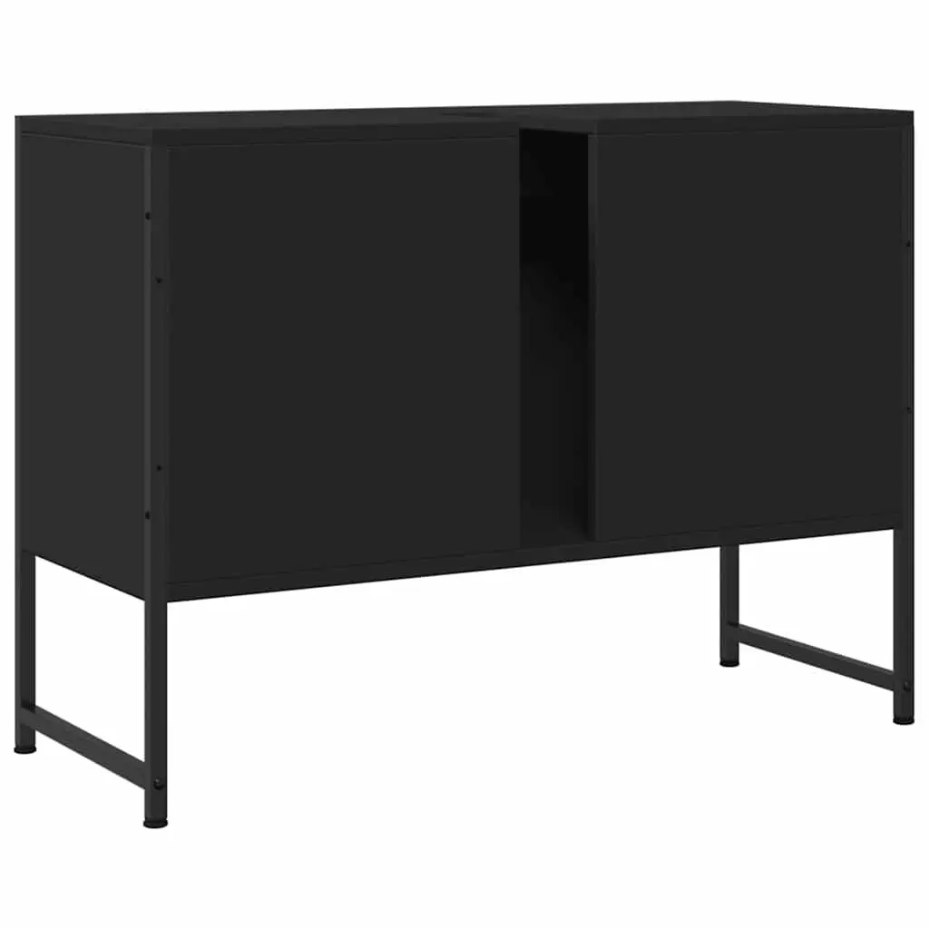 Bathroom Sink Cabinet Engineered Wood 80x33x60 cm Black