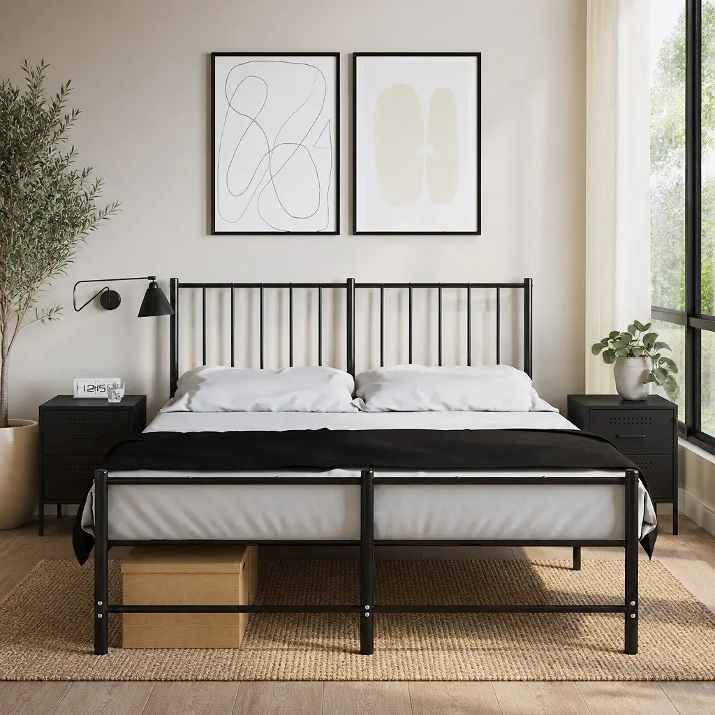 Bedside Storage with 2 Drawer Nightstand