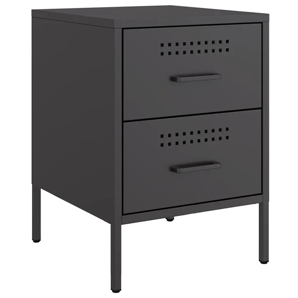 Bedside Storage with 2 Drawer Nightstand