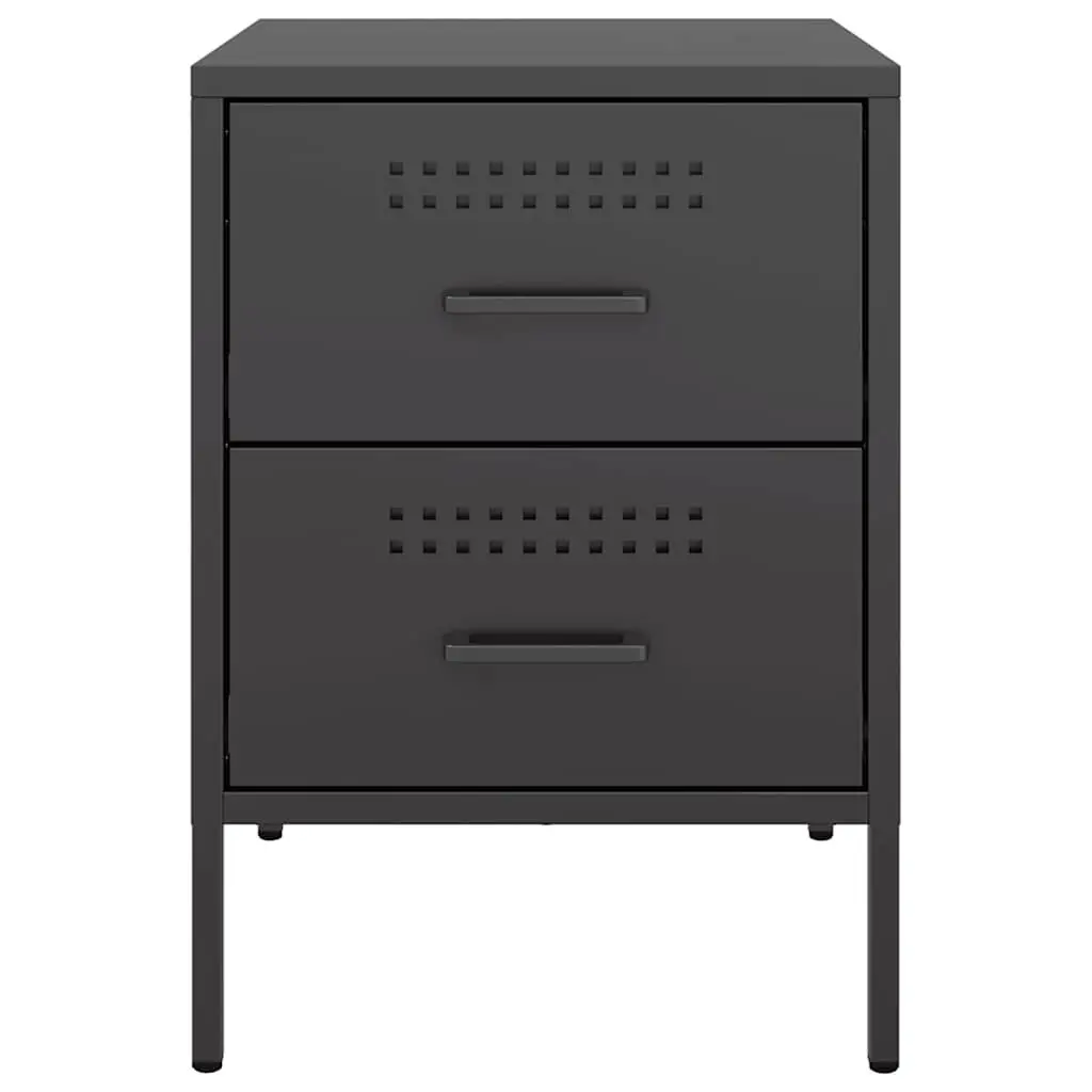 Bedside Storage with 2 Drawer Nightstand