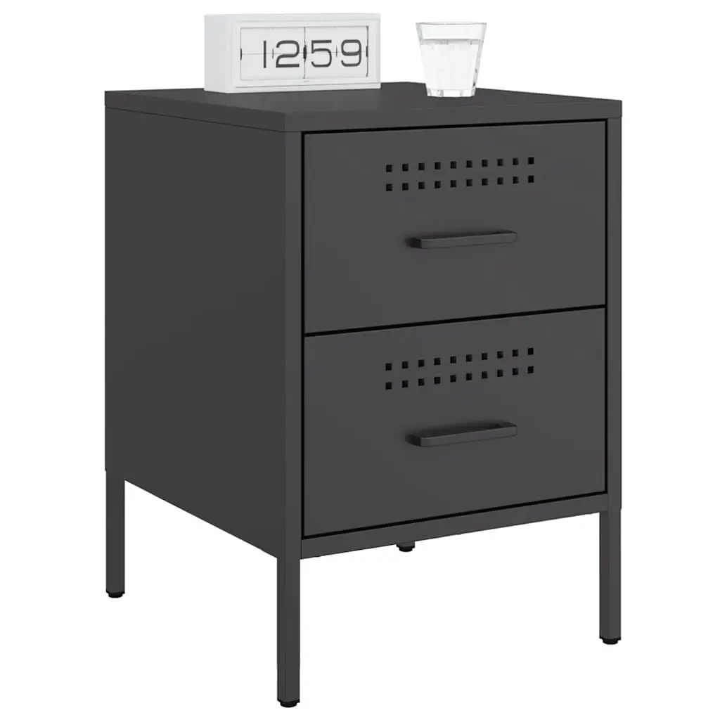 Bedside Storage with 2 Drawer Nightstand