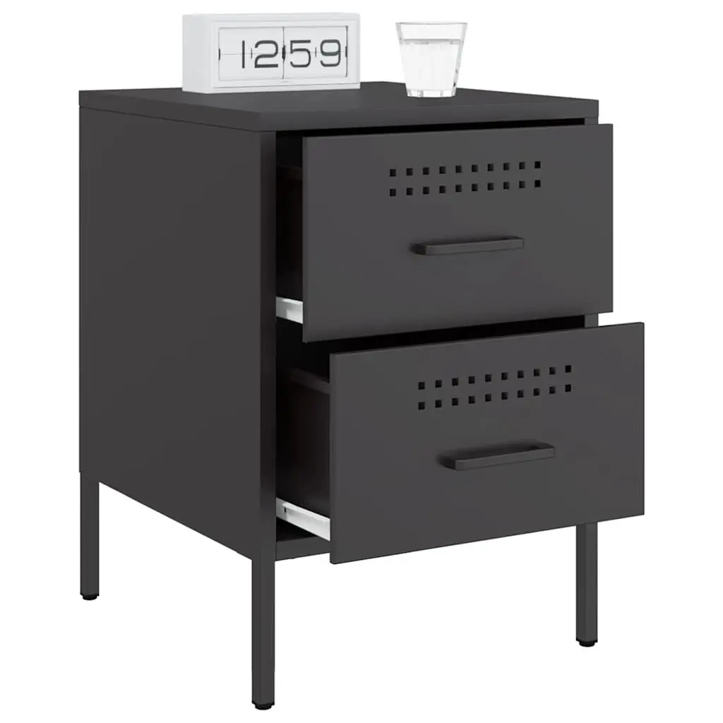 Bedside Storage with 2 Drawer Nightstand