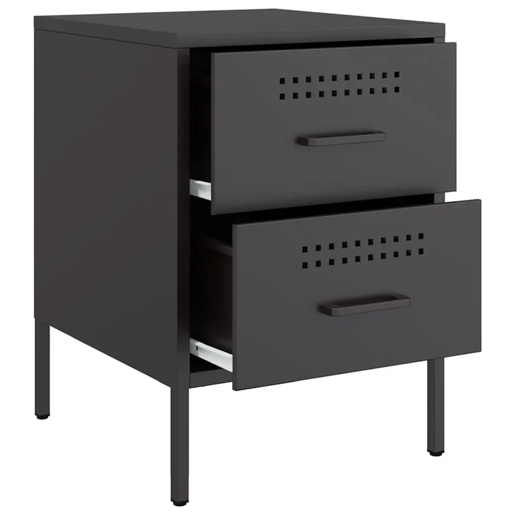Bedside Storage with 2 Drawer Nightstand