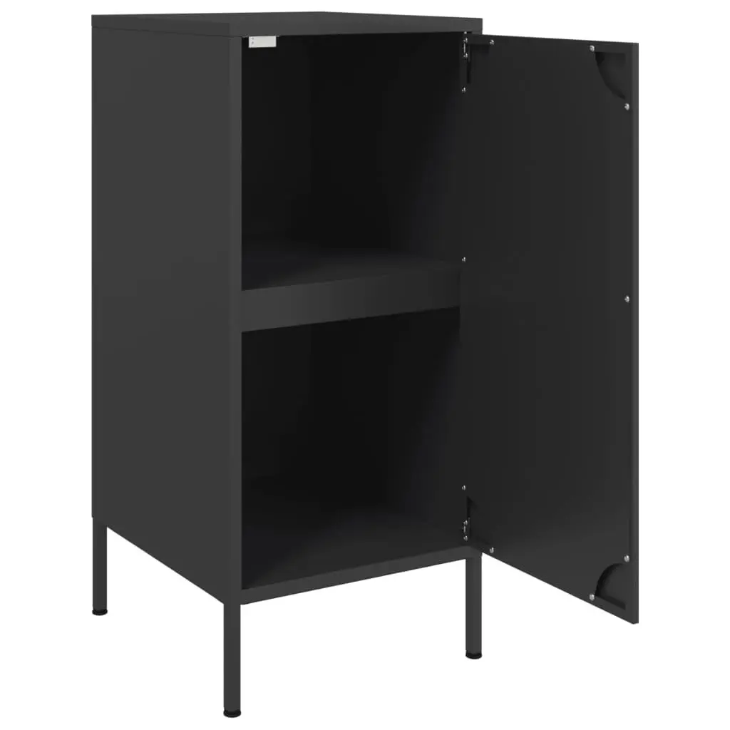 Black Industrial Sideboards Storage Cabinet 2 pc Buffet Living Room Bedroom