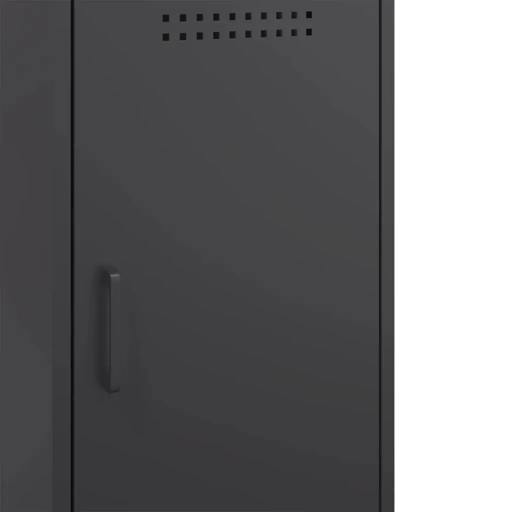 Black Industrial Sideboards Storage Cabinet 2 pc Buffet Living Room Bedroom