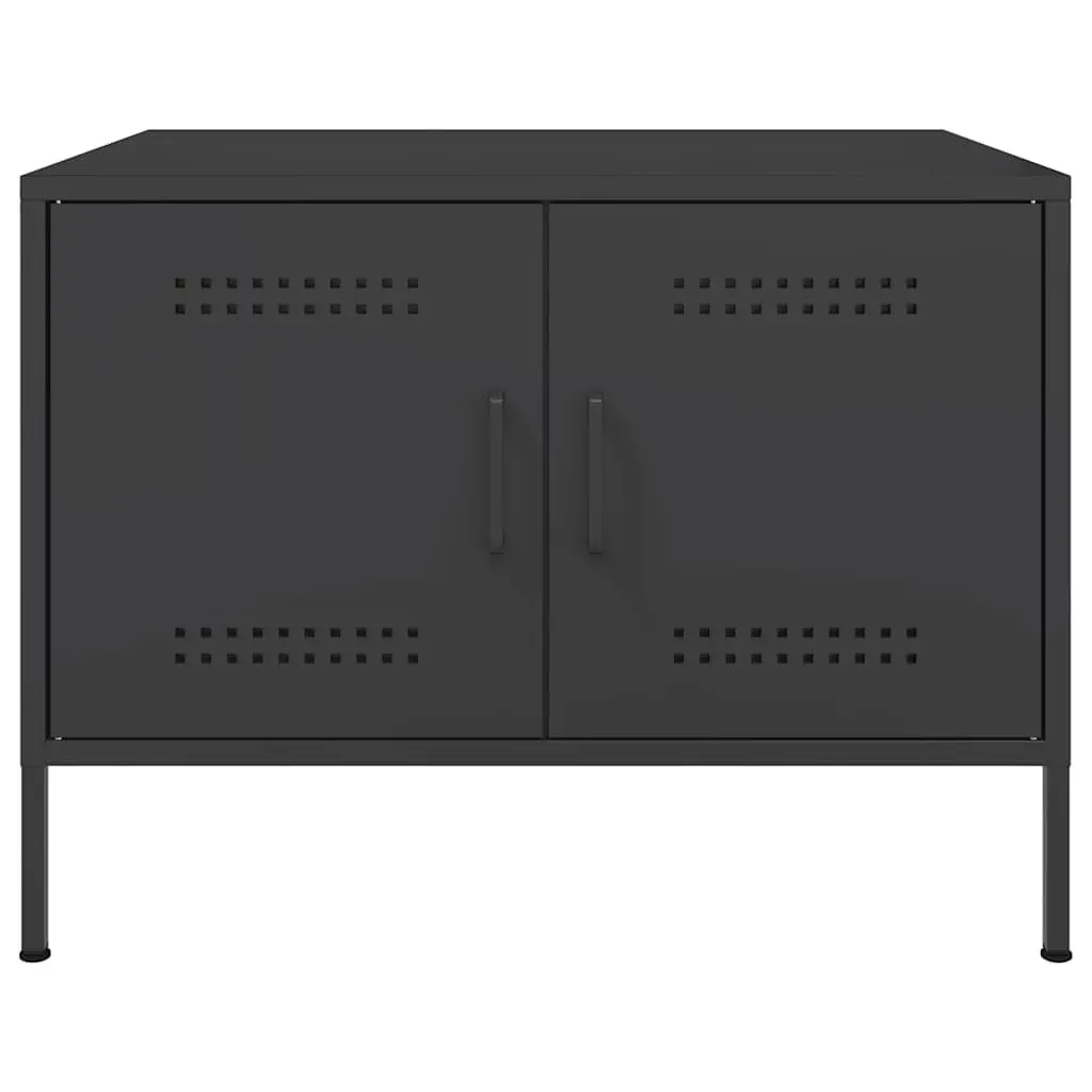 Coffee Table Cold-Rolled Steel Frame 68cm Black