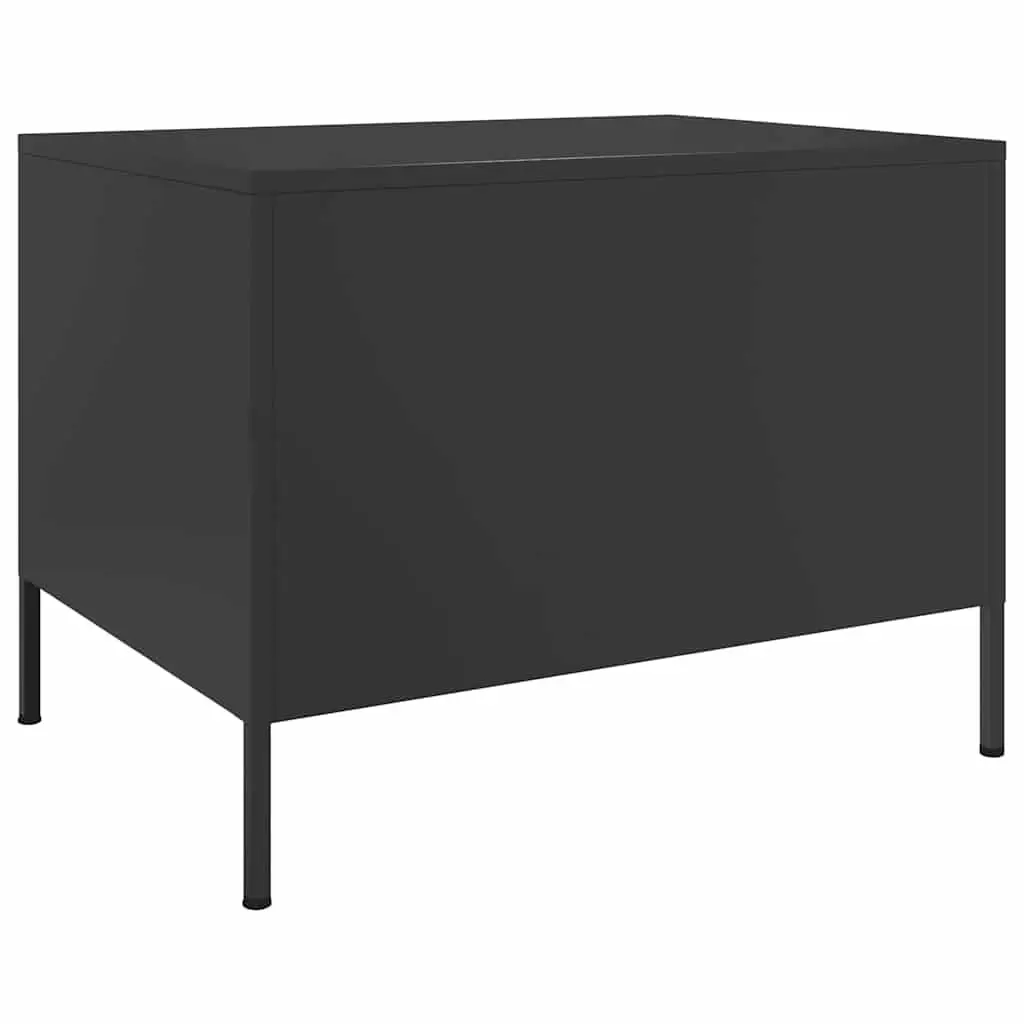 Coffee Table Cold-Rolled Steel Frame 68cm Black