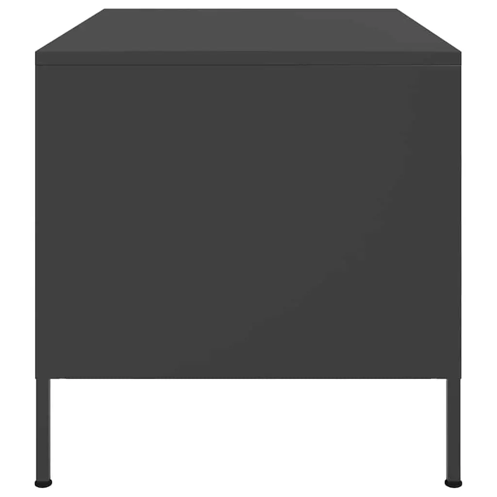 Coffee Table Cold-Rolled Steel Frame 68cm Black