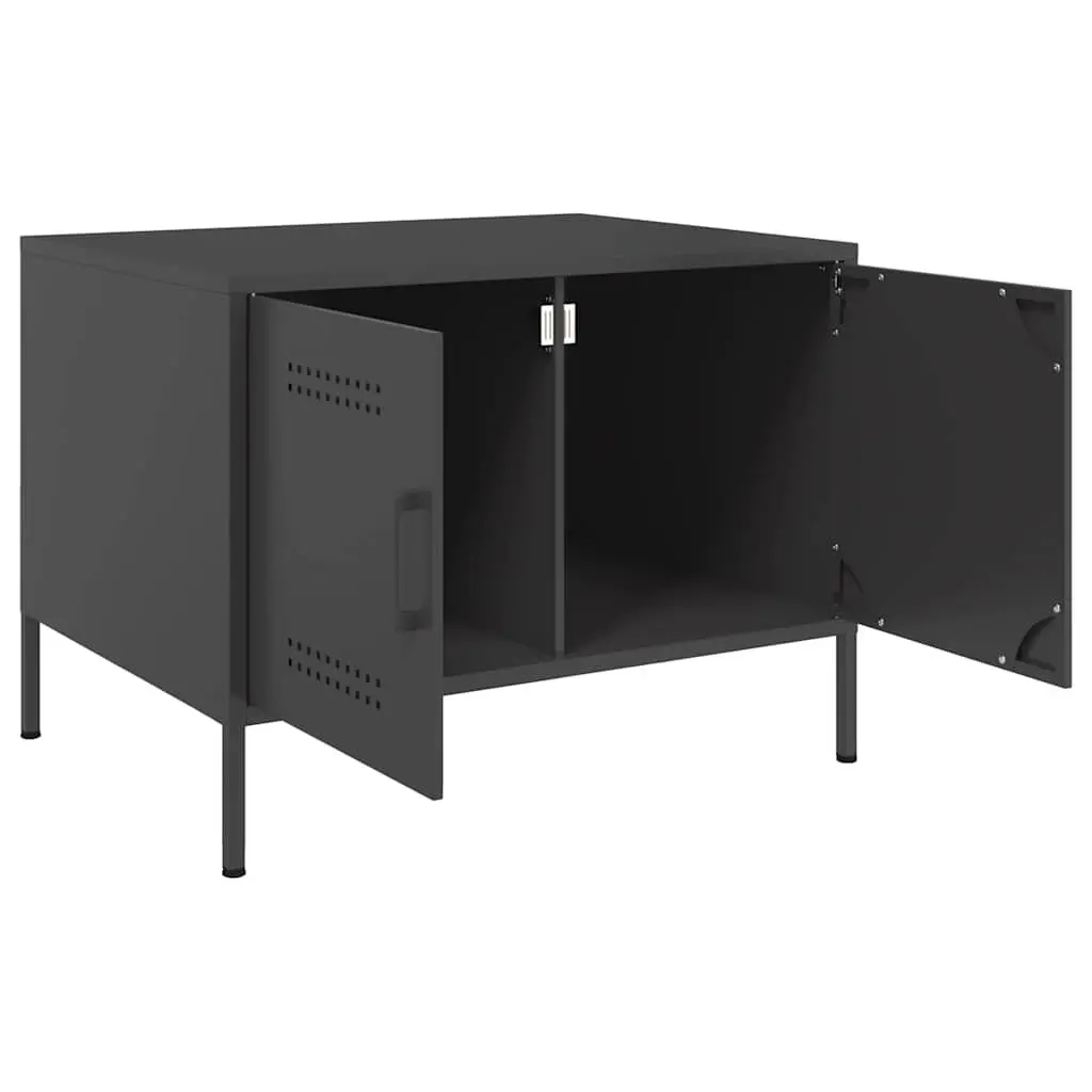 Coffee Table Cold-Rolled Steel Frame 68cm Black
