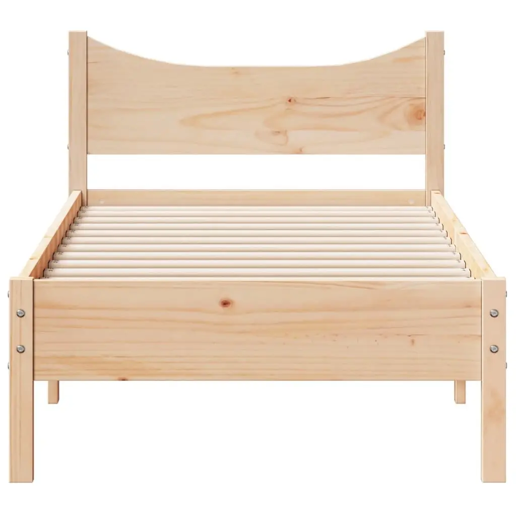 Single Bed Frame 92x187 cm for Various Room Styles