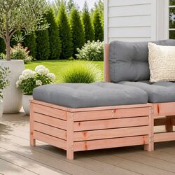 Practical Wooden Footstool for Your Garden or Patio