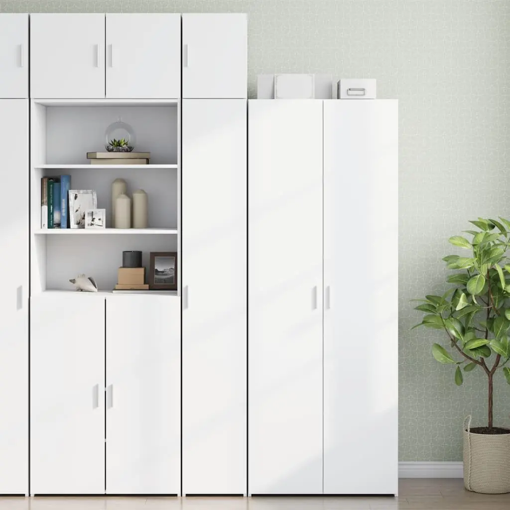 Wall Cabinet Engineered Wood 30x42.5x40cm White Floating Storage
