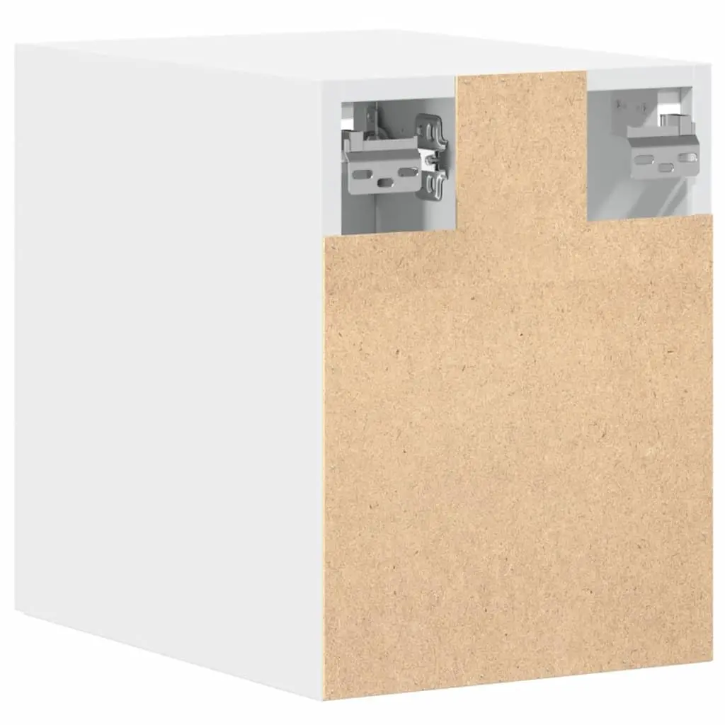 Wall Cabinet Engineered Wood 30x42.5x40cm White Floating Storage