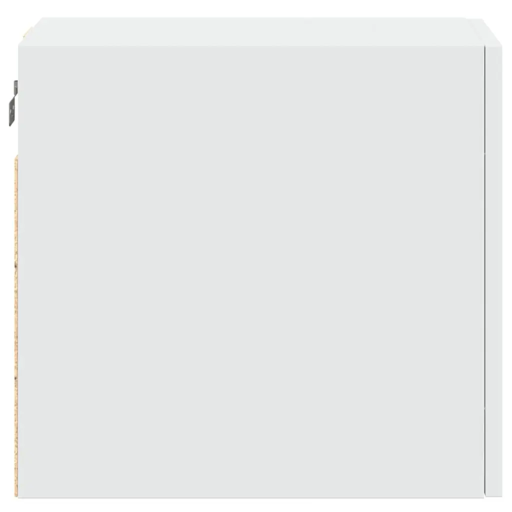Wall Cabinet Engineered Wood 30x42.5x40cm White Floating Storage