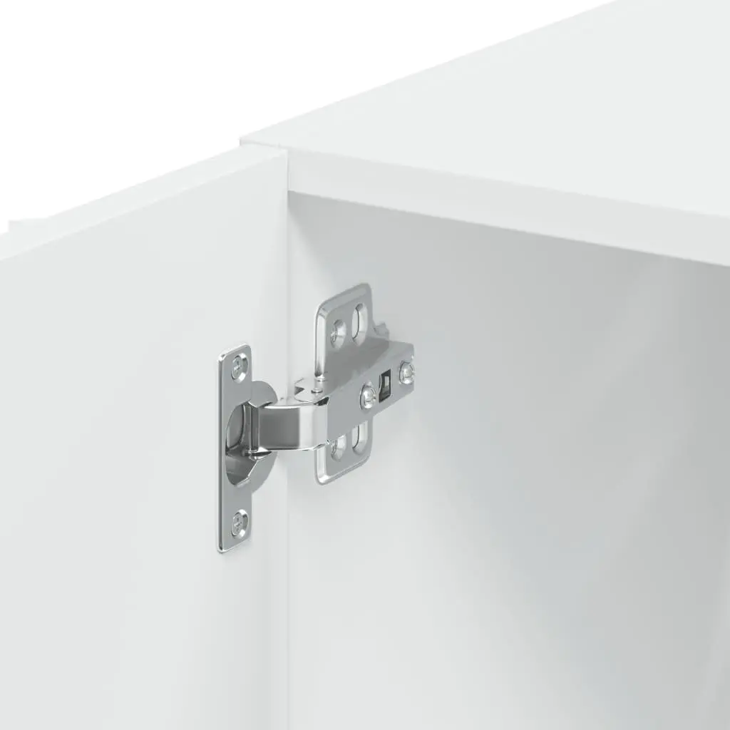 Wall Cabinet Engineered Wood 30x42.5x40cm White Floating Storage