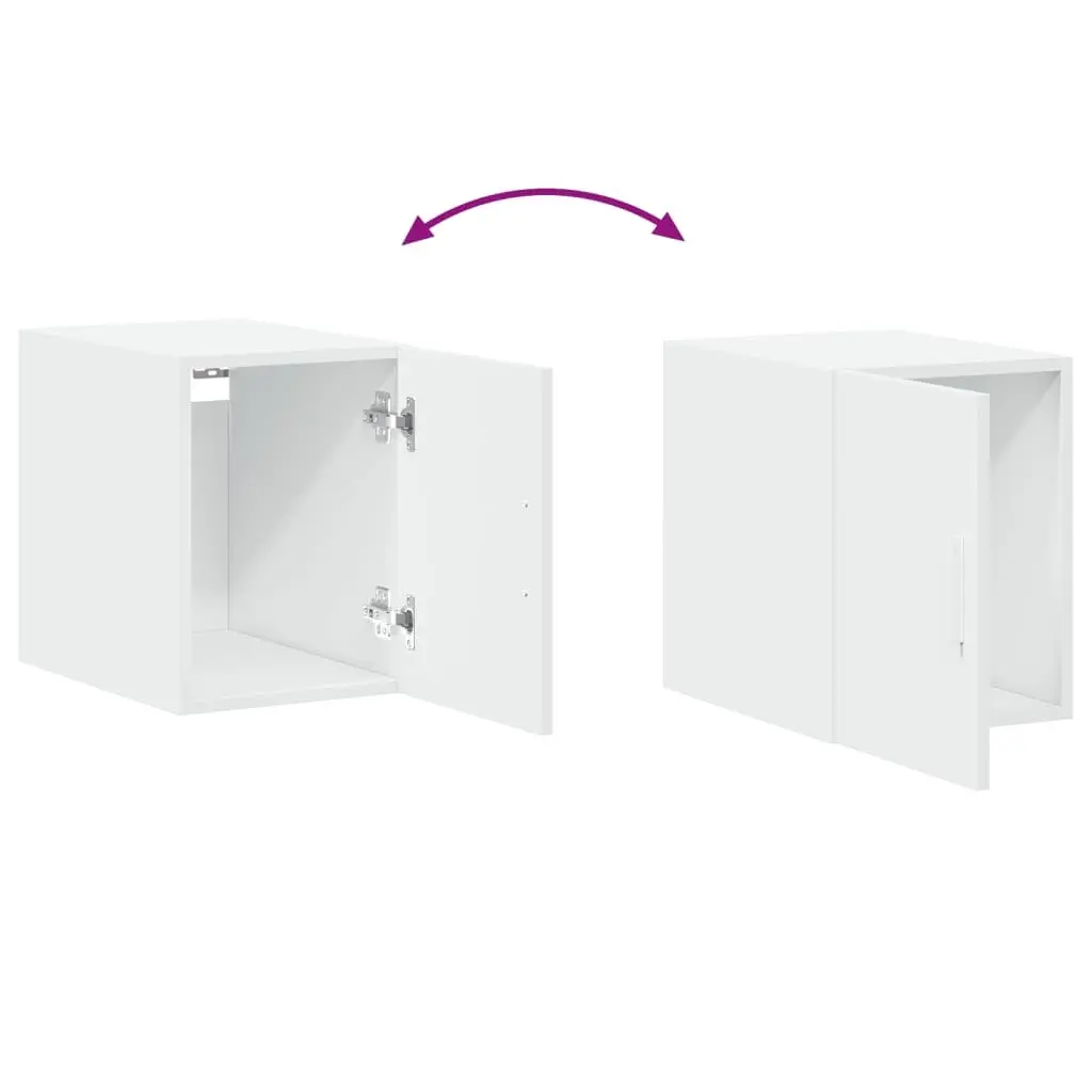 Wall Cabinet Engineered Wood 30x42.5x40cm White Floating Storage