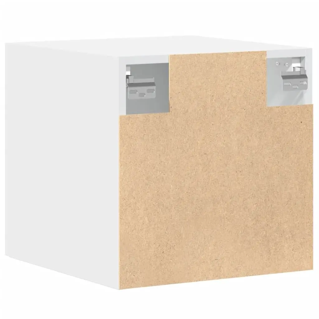 Wall Cabinet White Engineered Wood Storage Hanging Cupboard Bedroom Living Room