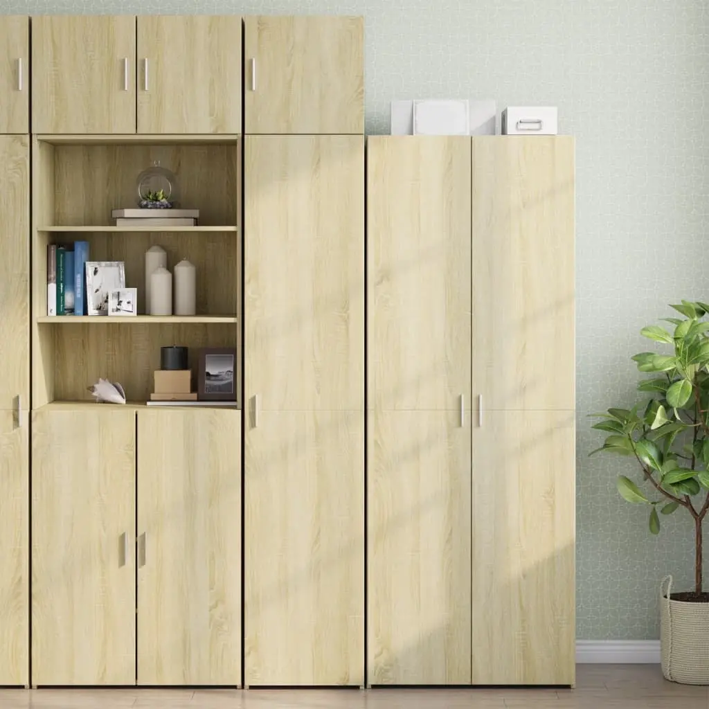 Wall Cabinet Brown Engineered Wood Floating Storage Hanging Sideboards Buffet
