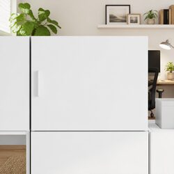 Wall Cabinet White Storage Floating Hanging Shelving Organizer Furniture