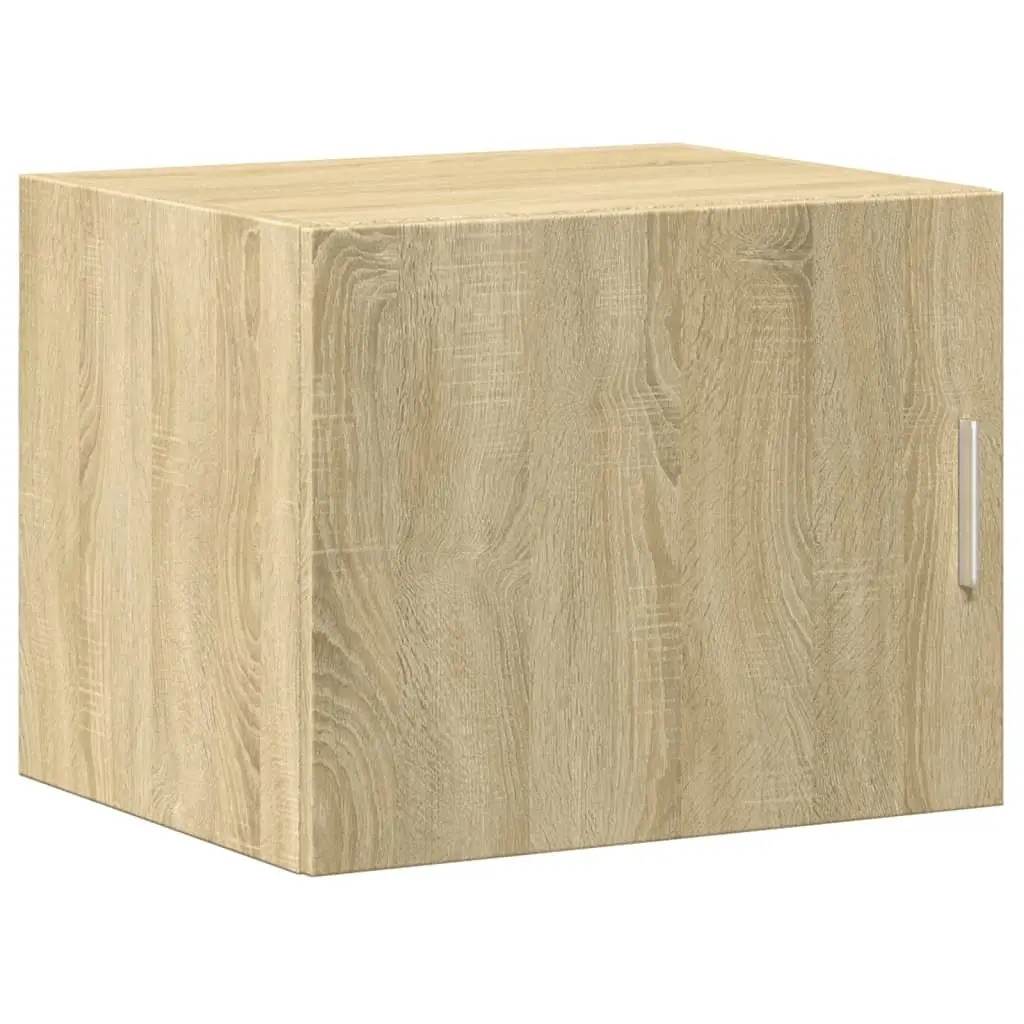 Wall Cabinet Engineered Wood 50 x 42.5 x 40 cm Brown Sonoma Oak Floating Storage Unit