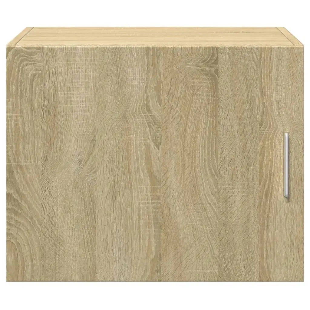 Wall Cabinet Engineered Wood 50 x 42.5 x 40 cm Brown Sonoma Oak Floating Storage Unit